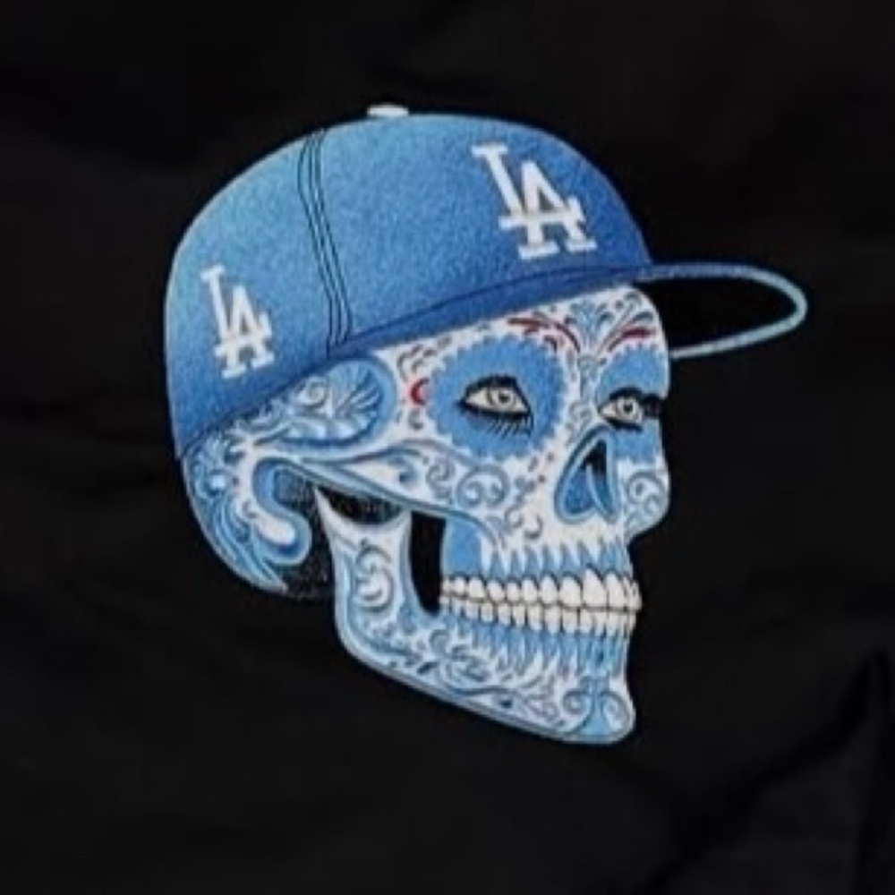 LA Skull X Ben Davis Limited Edition 1/2 zip work shirt / small / NEW with tags